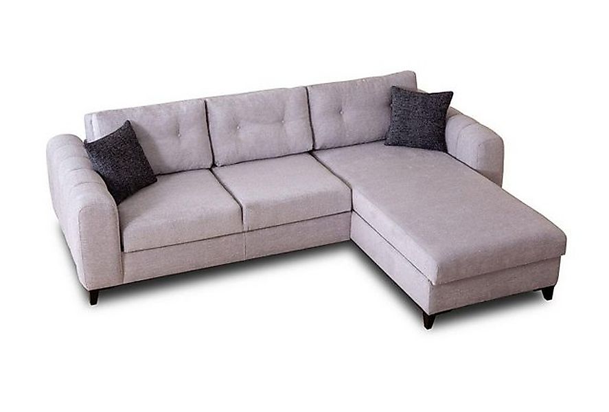 Xlmoebel Ecksofa Neues Ecksofa mit weißem Polster, Designer-Sitzmöbel aus S günstig online kaufen