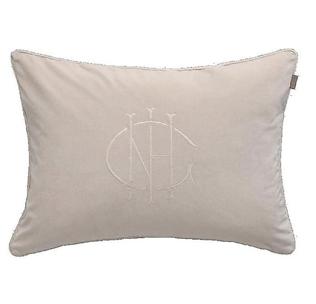 Gant Kissenhülle Gant Home Kissenhülle Monogram Cushion White Sand (50x70cm günstig online kaufen