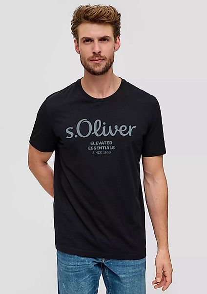 s.Oliver T-Shirt Basic (1-tlg) mit Rundhals-Ausschnitt günstig online kaufen