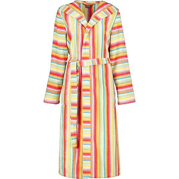 Cawö - Damen Bademantel Life Style - Kapuze 7081 - Farbe: multicolor - 25 - günstig online kaufen