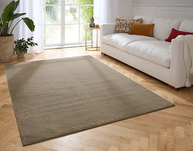 TaraCarpet Teppich Hasenfell Bora Soft, rechteckig, Höhe: 14 mm, Hasenfell günstig online kaufen