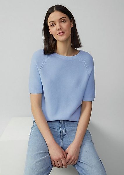 s.Oliver Strickpullover Strickpullover mit feiner Rippstruktur günstig online kaufen