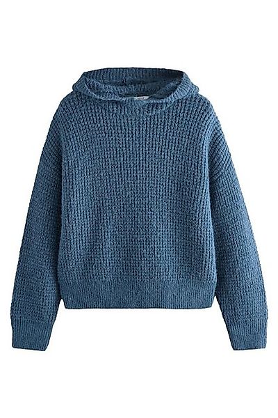 Next Strickpullover Lockeres Kapuzensweatshirt mit Ziernähten günstig online kaufen
