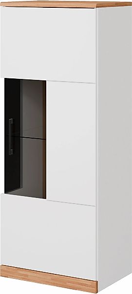 Home affaire Vitrine "Ribe,125cm hoch,4 Fächer,1Glasboden variabel einsetzb günstig online kaufen