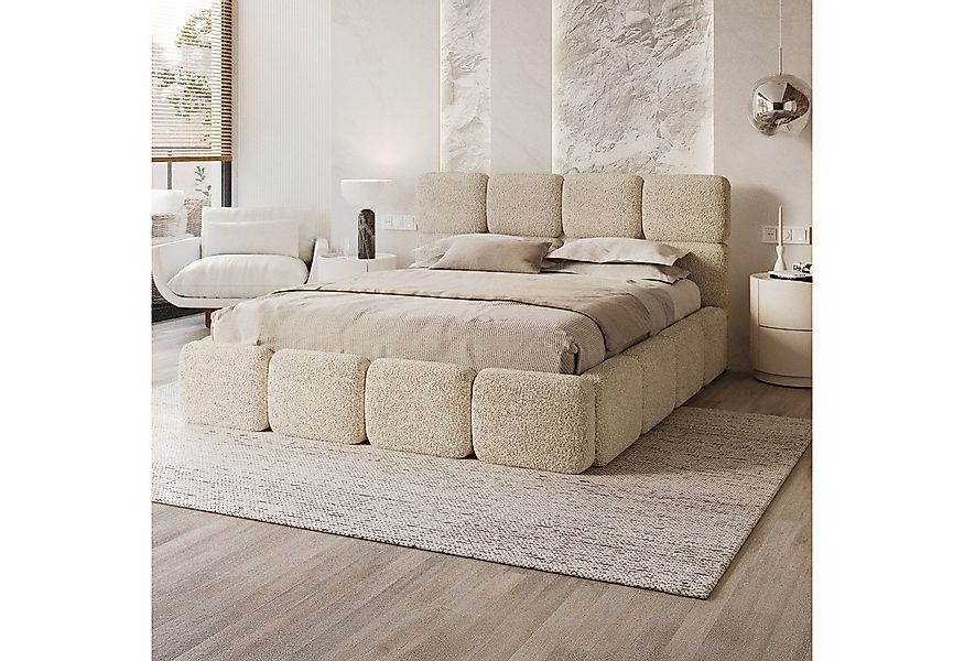 FDM Polsterbett CLOUDY Bettgestell Bett 140x200, 160x200, 180x200 cm Bestse günstig online kaufen