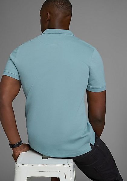 Man's World Poloshirt Kurzarm, lockere Passform, unifarben günstig online kaufen
