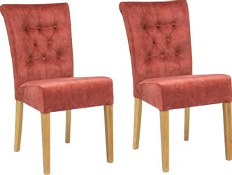 Home affaire Polsterstuhl "Queen" (Set) 2 Stk. Samtvelours Esszimmerstuhl m günstig online kaufen