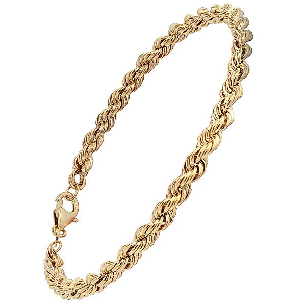 HOPLO Goldarmband Goldarmband Kordelkette hohl 4,5 günstig online kaufen