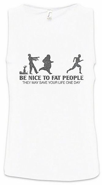 Urban Backwoods Tanktop Be Nice To Fat People II Ärmelloses T-Shirt Dick Di günstig online kaufen