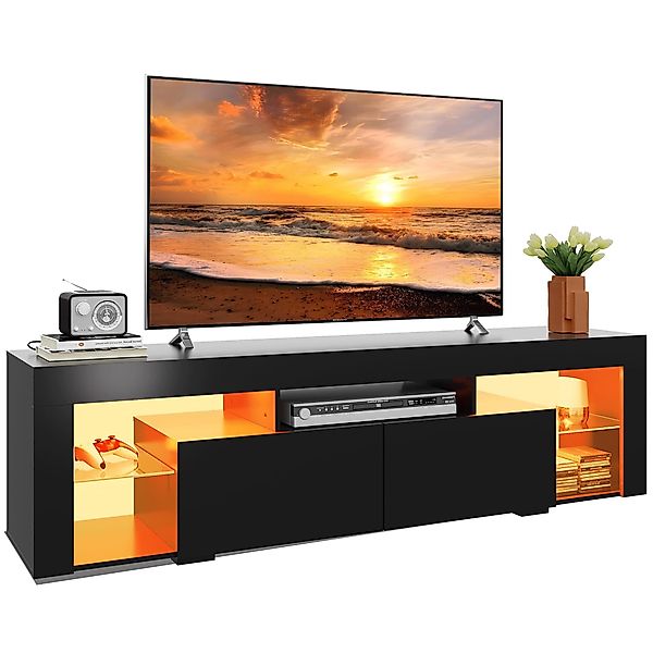WLIVE TV-Schrank 160cm Lowboard mit RGB-LED günstig online kaufen