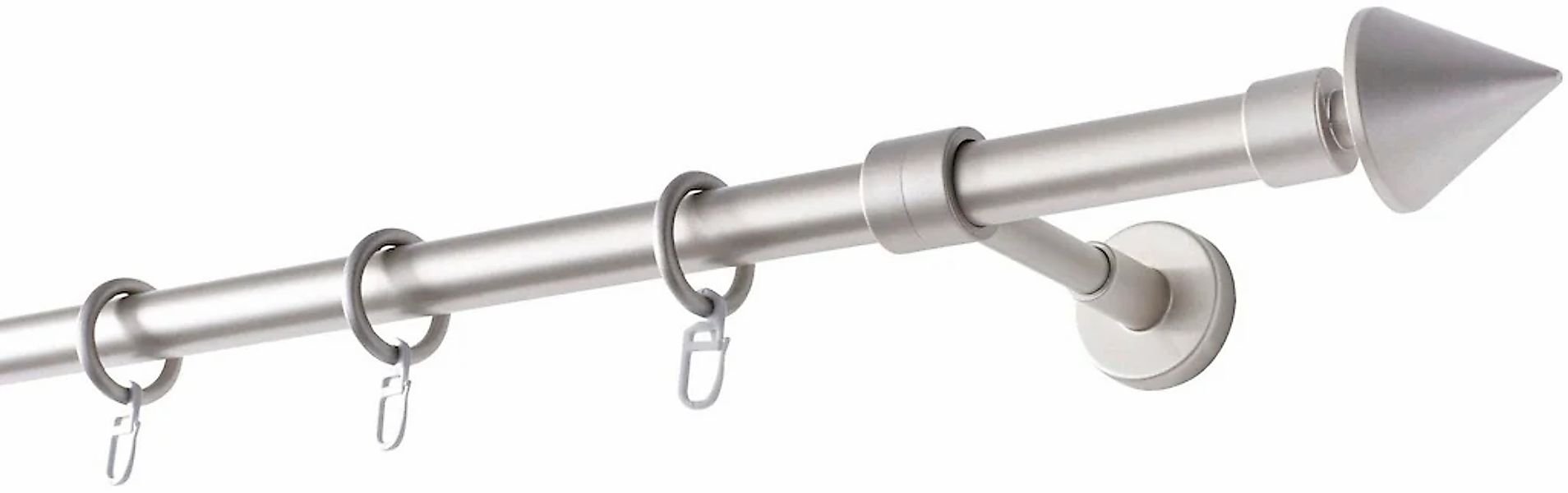 GARESA Gardinenstange "BASE" Ø 20 mm 1 läufig-läufig Wunschmaßlänge Vorhang günstig online kaufen