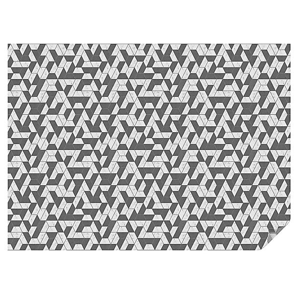 Tulup Buntglasfolie Geometrische Illusionen Fensterfolie Buntglas 200x146 c günstig online kaufen