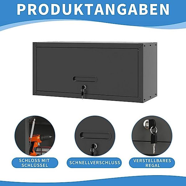 Odikalo Wandhängeschrank Werkzeugschrank Wandschrank Nutzschrank Metallschr günstig online kaufen