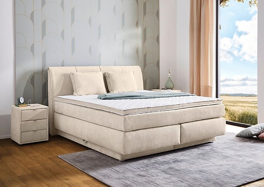 Jockenhöfer Gruppe Boxspringbett »Caren, Breite 180cm, mit großem Bettkaste günstig online kaufen