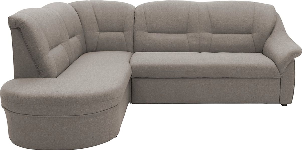 DOMO collection Ecksofa "Faenza für kleine Räume, Stellmaße 232x176cm, komf günstig online kaufen