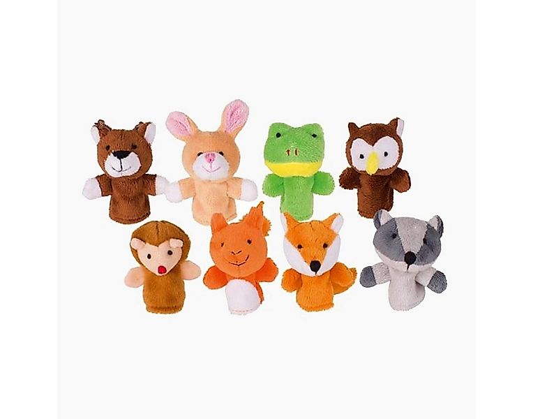 goki Fingerpuppe Fingerpuppenset Waldtiere (Packung, 8-tlg), Süße Begleiter günstig online kaufen