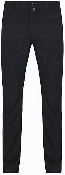 Pierre Cardin Hose Tartan Marineblau - Größe W 31 - L 34 günstig online kaufen