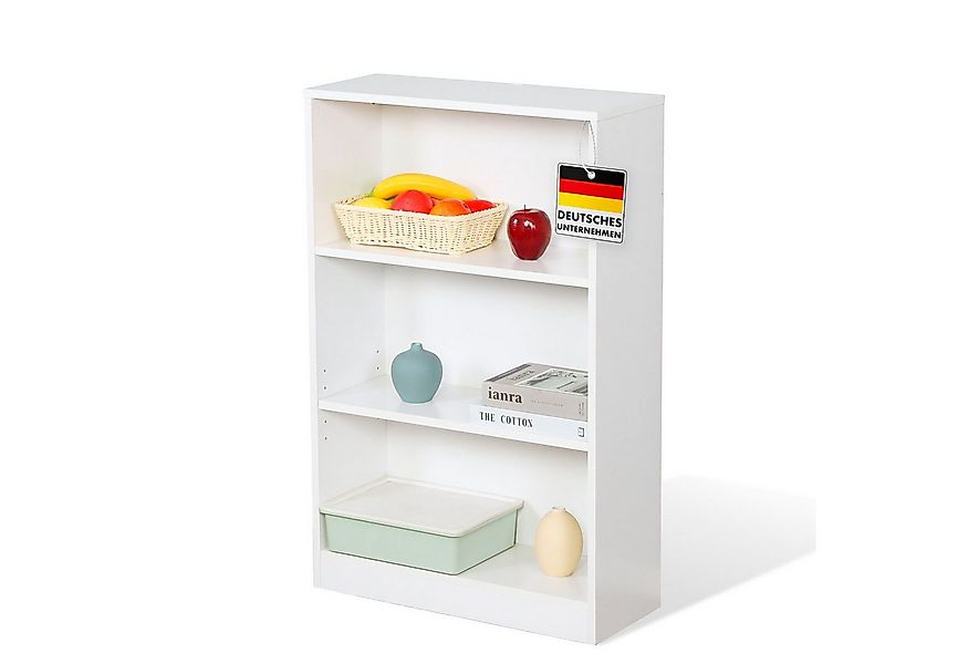 Floordirekt Bücherregal Maine, schmales Holzregal, Standregal mit Kippschut günstig online kaufen