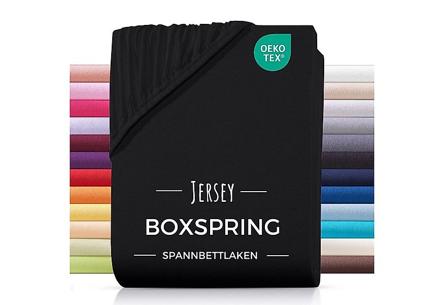 Carpe Sonno Spannbettlaken Boxspringbett Wasserbett Jersey 180x200 180x220 günstig online kaufen