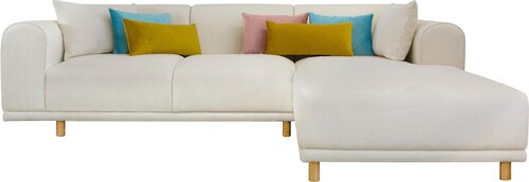 OTTO home Ecksofa »Maroon L-Form« in skandinavischem Design, mit losen Kiss günstig online kaufen