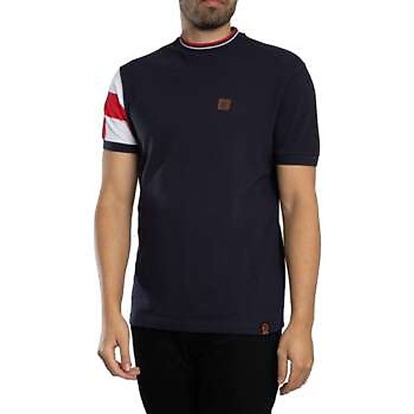 Trojan  T-Shirt Piqué-T-Shirt mit Flaggenmuster günstig online kaufen