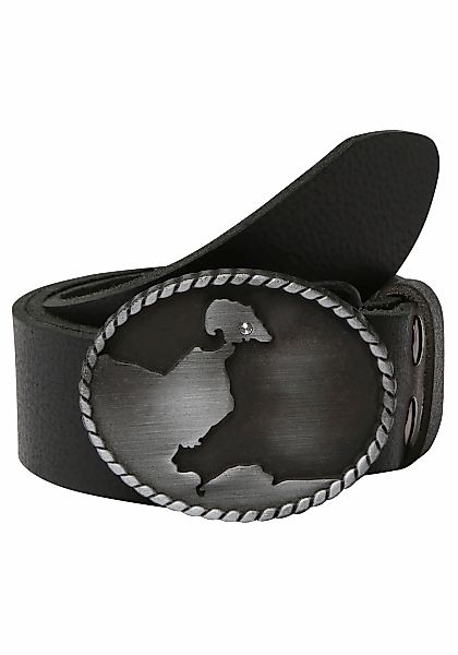 Rettungsring Gürtel Ledergürtel Schließe "Burg auf Fehmarn Schwarz Satinier günstig online kaufen