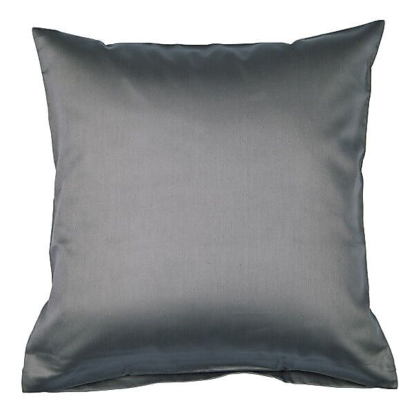 Janine Janine Mako-Satin Bettwäsche Colors 31001 anthrazit Größe:  40x40 cm günstig online kaufen