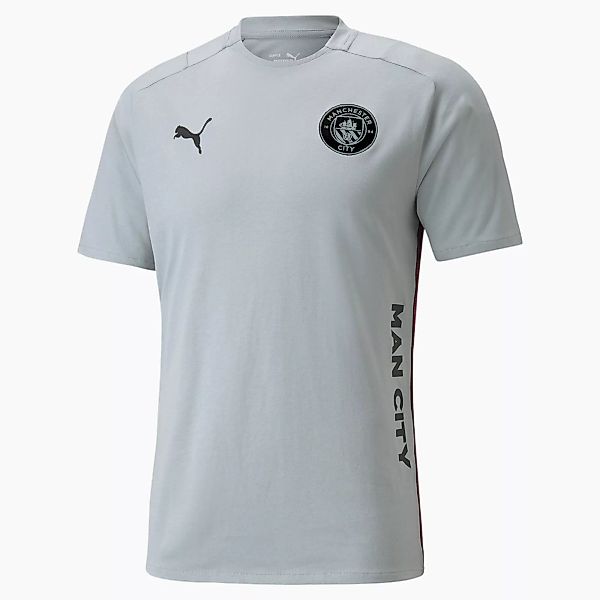 PUMA Man City Casuals Fußball-T-Shirt für Herren | Mit Aucun | Grau/Schwarz günstig online kaufen