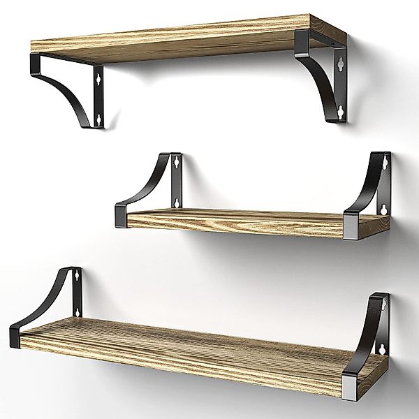 PIPISHELL Wandregal 3er-Set, Schwebend montierbar, Hängeregal günstig online kaufen