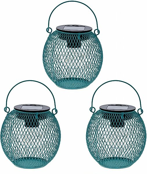 my home LED Solarleuchte "Aislinn, LED-Metalllaterne, 3er Set", Leuchtmitte günstig online kaufen