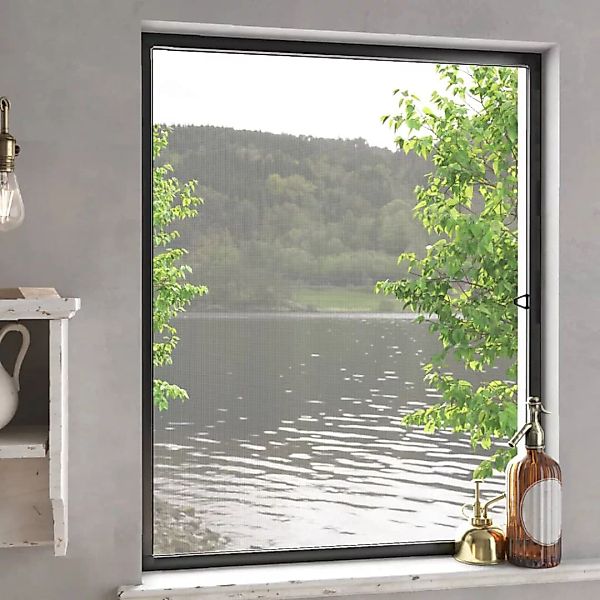 Vidaxl Insektenschutz Für Fenster Anthrazit 100x120 Cm günstig online kaufen
