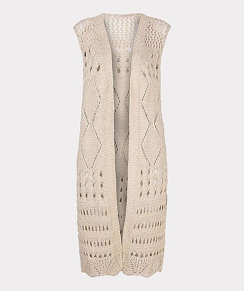 Esqualo Strickjacke Esqualo grober Strickcardigan lang günstig online kaufen