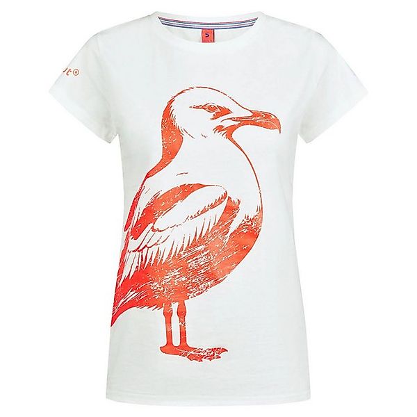 salzhaut T-Shirt Damen Kurzarm-Shirt Ülk mit Front-Print Möwe - Shirt mit R günstig online kaufen