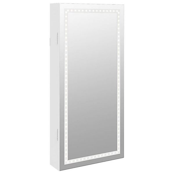 vidaXL Spiegel Spiegel-Schmuckschrank mit LED-Beleuchtung Wandmontage günstig online kaufen