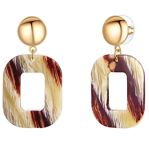 Lulu & Jane Paar Ohrhänger gelbgold, günstig online kaufen