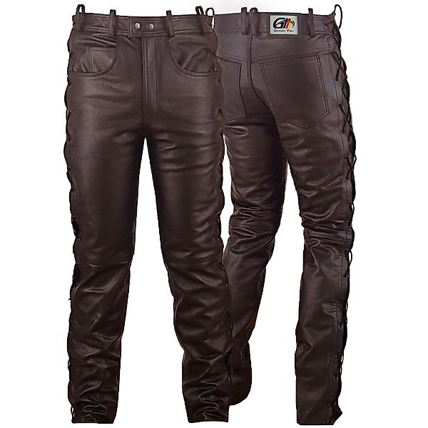 German Wear Lederhose GW860 Brown Lederjeans günstig online kaufen