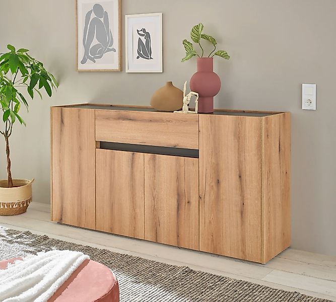 Home affaire Sideboard "City/Giron" Breite ca. 170 cm günstig online kaufen