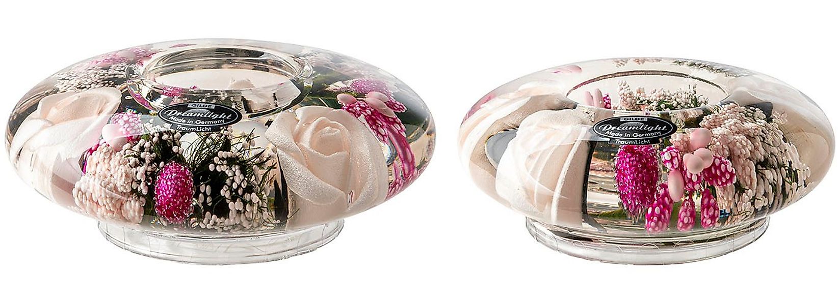GILDE Teelichthalter Dreamlight (Set, 2 St), Teelichtleuchter Little Rose - günstig online kaufen