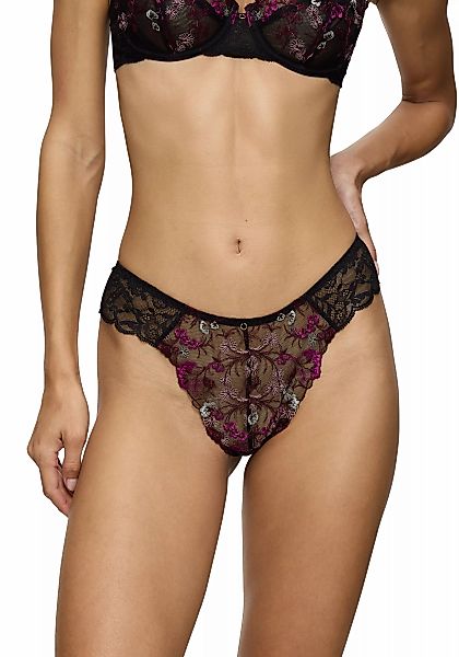 Triumph Brasilslip "Sensual Spotlight", zarte florale Spitze, hoher Beinaus günstig online kaufen