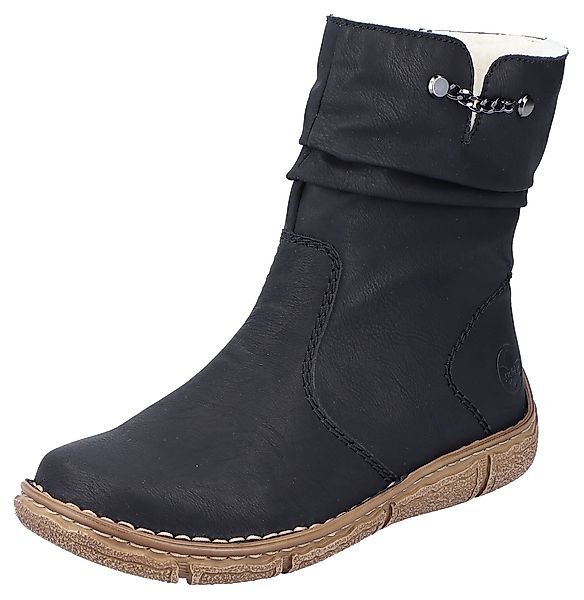 Rieker Winterboots mit kontrastfarbener Rahmennaht günstig online kaufen