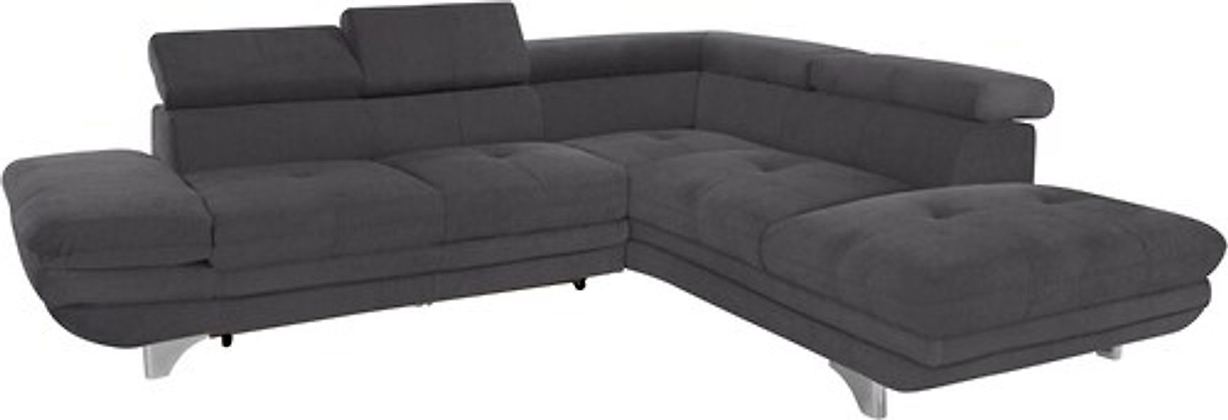 COTTA Ecksofa »Enterprise L-Form«, mit Arm- & Kopfteilverstellung, wahlweis günstig online kaufen