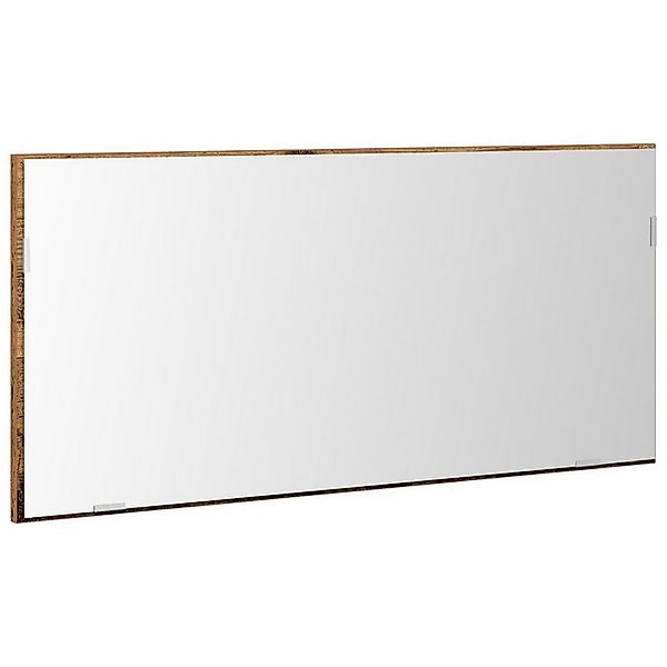 vidaXL Badezimmerspiegelschrank Spiegelschrank mit LED-Leuchte Altholz 80x3 günstig online kaufen