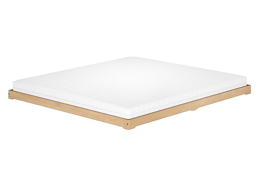 ERST-HOLZ Bett Breites Bodenbett Doppelbett Buche günstig online kaufen