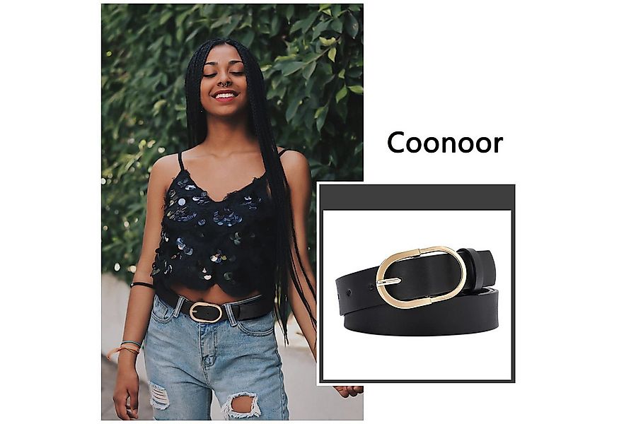 Coonoor Ledergürtel 3 cm breit, Schlicht dennoch modern mit Dornschließe Au günstig online kaufen