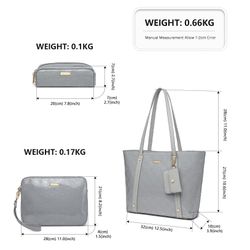Miss Lulu Shopper Damen Handtasche Set, günstig online kaufen