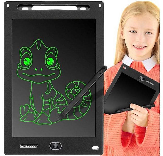 ISO TRADE Zeichenblock Grafiktablett Zeichenboard, Stift 12 Zoll Kinder LCD günstig online kaufen