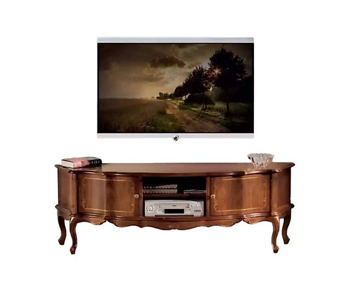 Xlmoebel TV-Schrank Luxuriöses TV-Möbel in klassischem Braun für das Wohnzi günstig online kaufen