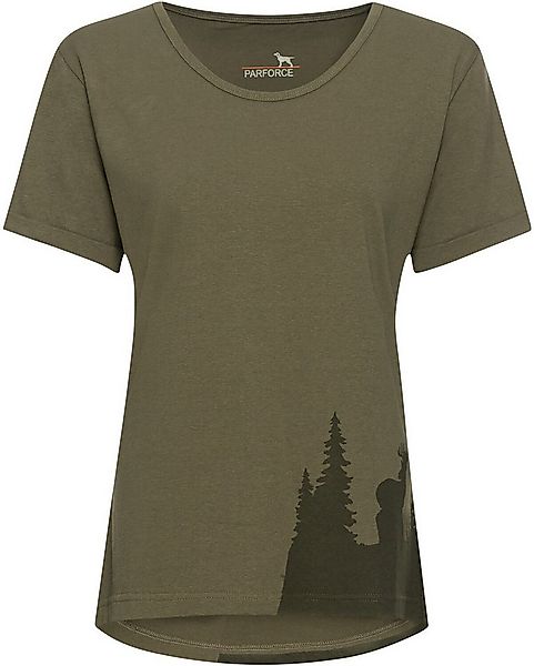 Parforce Essential T-Shirt Damen T-Shirt Rotwild Silhouette günstig online kaufen