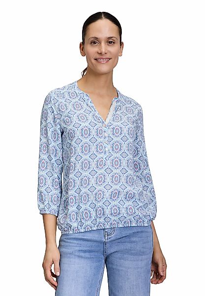 Cartoon Schlupfbluse "Cartoon Damen Casual-Bluse mit Muster" günstig online kaufen