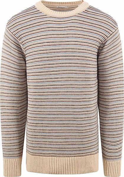 KnowledgeCotton Apparel Sweater Streifen Multicolour - Größe XL günstig online kaufen